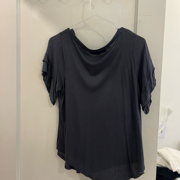 LOFT Casual Blue/Grey Tee - Picture 3 of 3